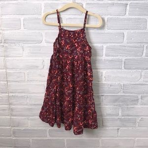 Old Navy Floral Dress (Maroon)